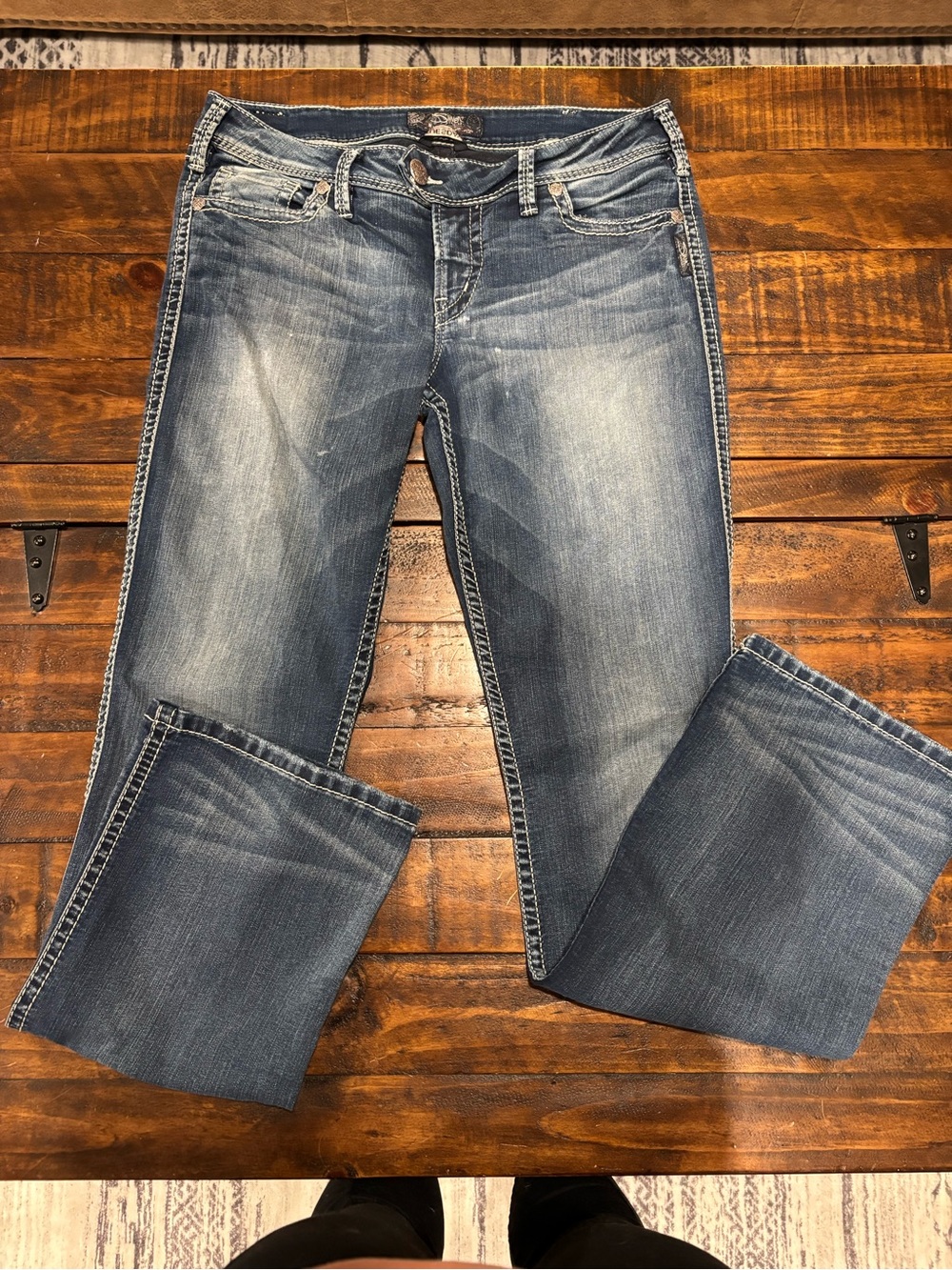 Silver Jeans Vintage Y2K Tuesday Low-Rise Bootcut Jeans Size 32